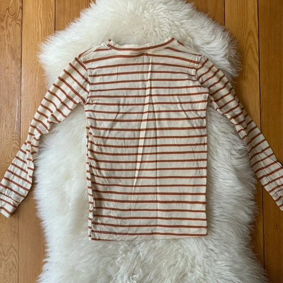 Chasing Windmills Wool Thermals in Cream and Sedona Stripe - Picture 3 of 12